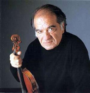 Photo of Ruggiero Ricci, violin. Photo from artist's website: www.ruggieroricci.com